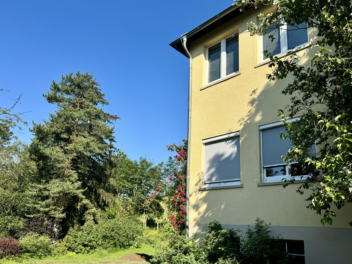 Blick auf das Halmhaus