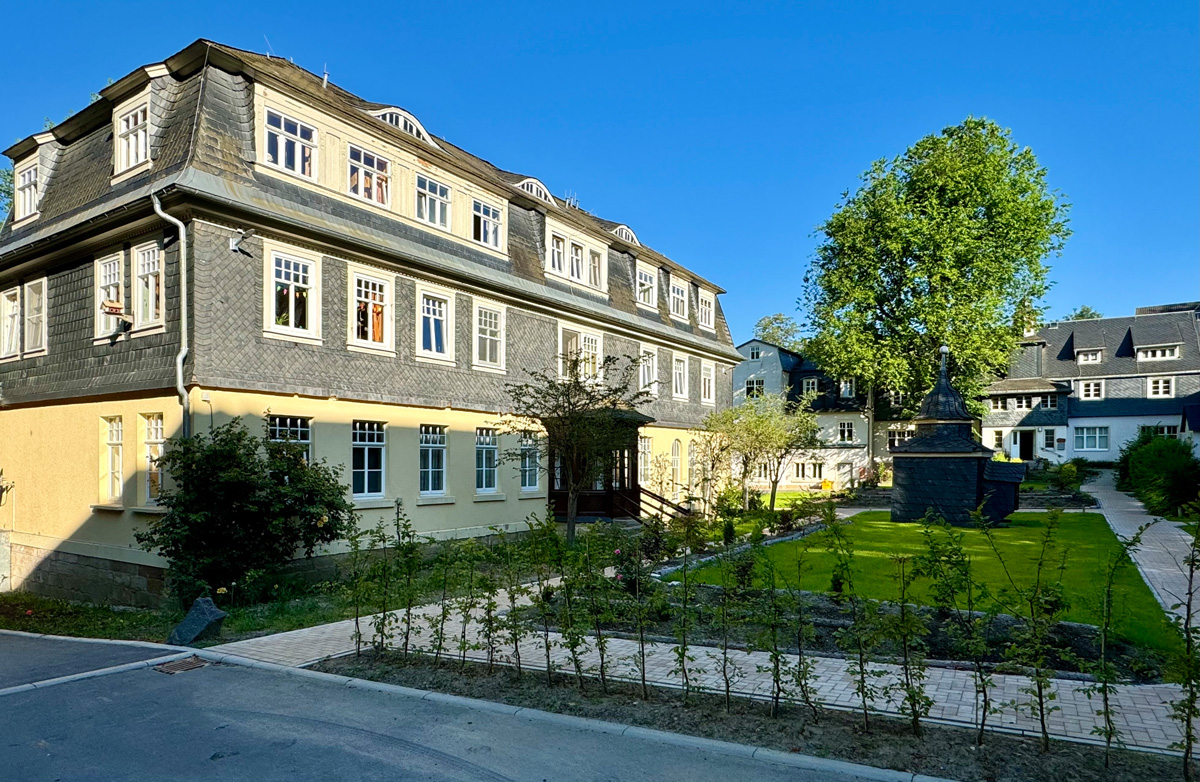 Blick auf das Morgensternhaus